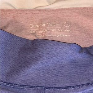 Outdoor Voices Pants - Outdoor Voices 7/8 Springs Leggings-Small Outdoor Voices Pants - Outdoor Voices 7/8 Springs Leggings-Small